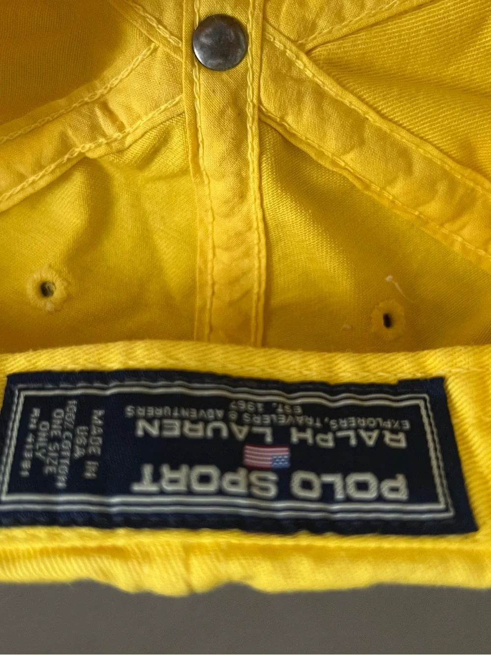 Ralph Lauren bright yellow